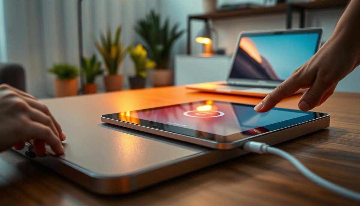 tablet hot while charging