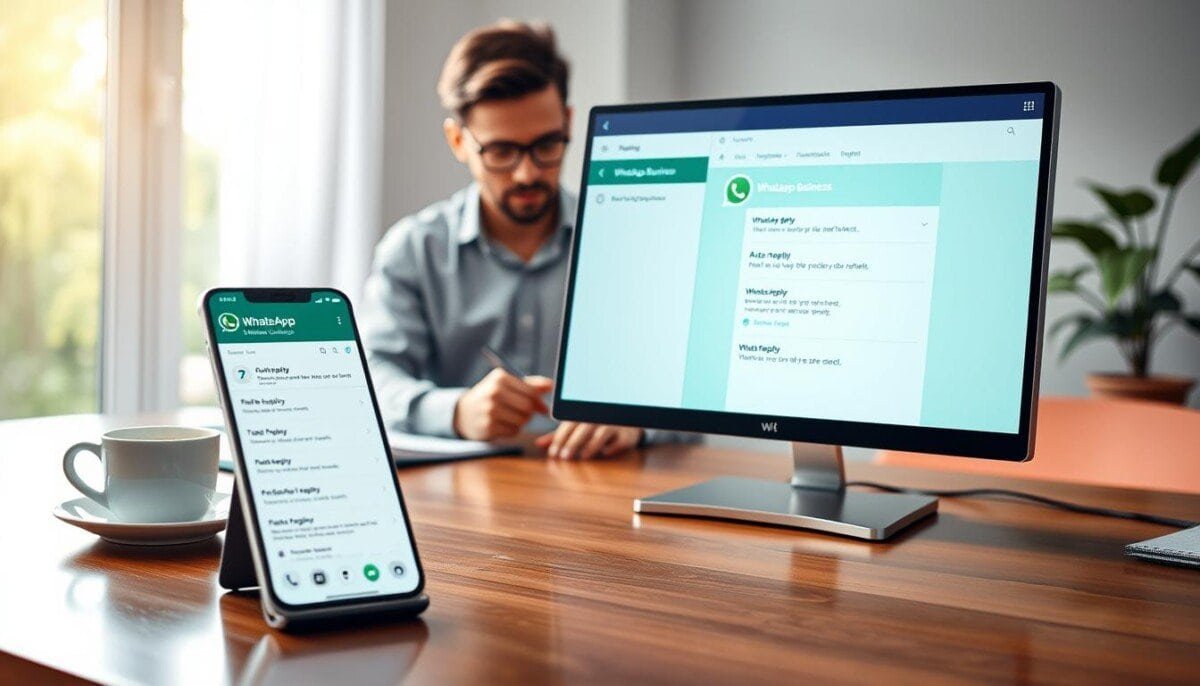 whatsapp business auto reply setup