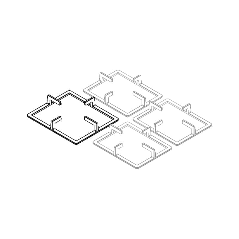 203336-01 - Grille triple couronne Shisa Flat60