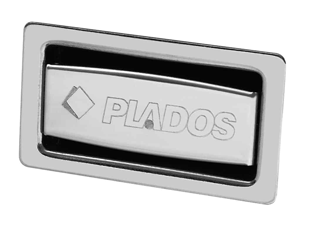 TPPE10P - Troppo pieno rettangolare logo Plados