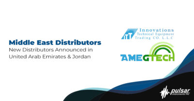 Pulsar Instruments Announces Two New Distributors in the Middle East