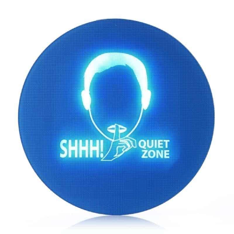 SafeEar-Noise-activated-Warning-Sign-Shhh-Quiet-Zone