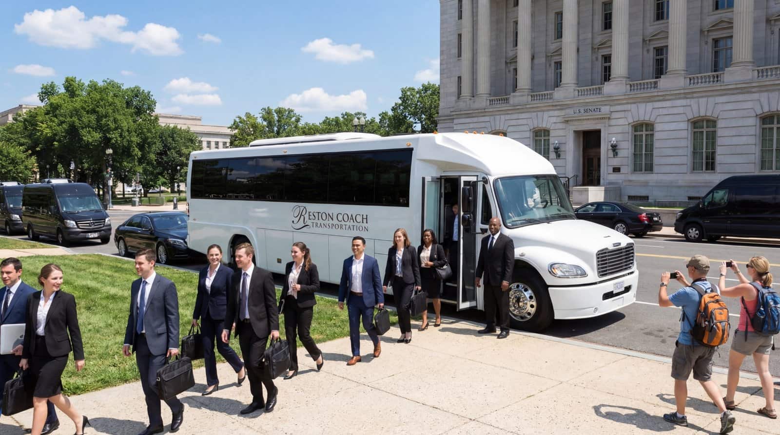 30-35 Passenger Shuttle Bus For All Private Events In DC Area