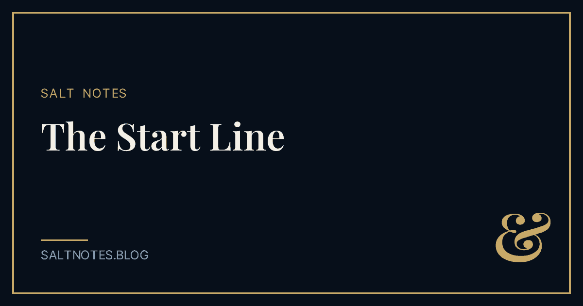 Salty and Clever cover for The Start Line