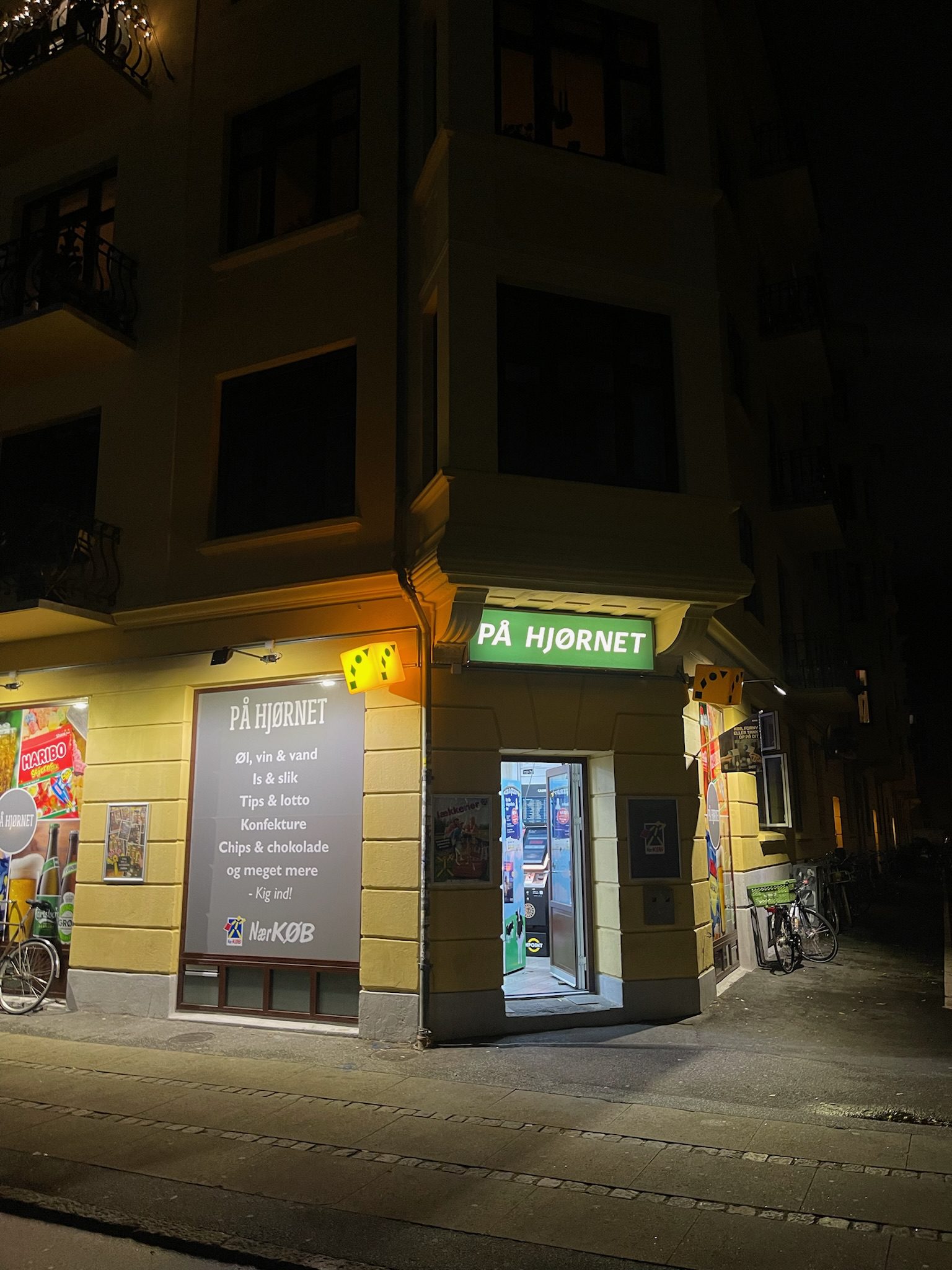 På hjørnet kiosk nordvest