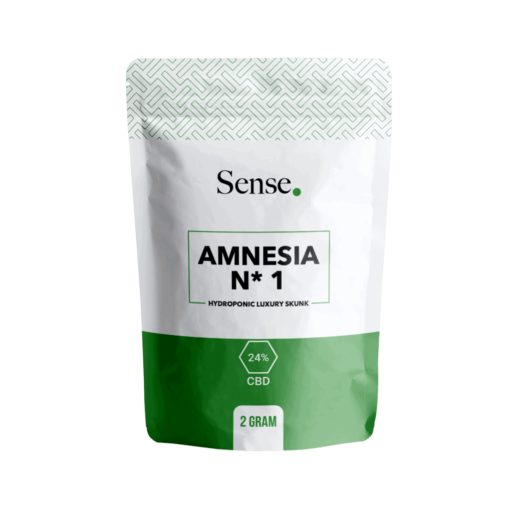 CBD Topskud Amnesia N*1 hydroponisk dyrket