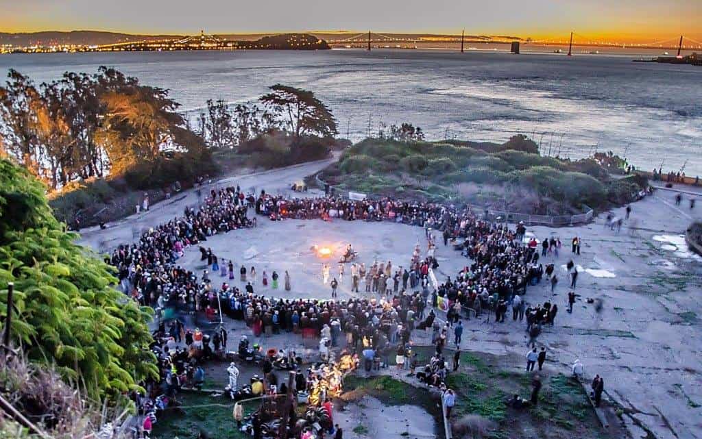 Alcatraz's Thanksgiving Indigenous Peoples' Sunrise Ceremony (2024)