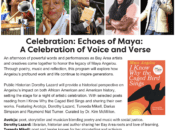 Performance: Echoes of Maya: A Celebration of Voice and Verse (SF Main Library)