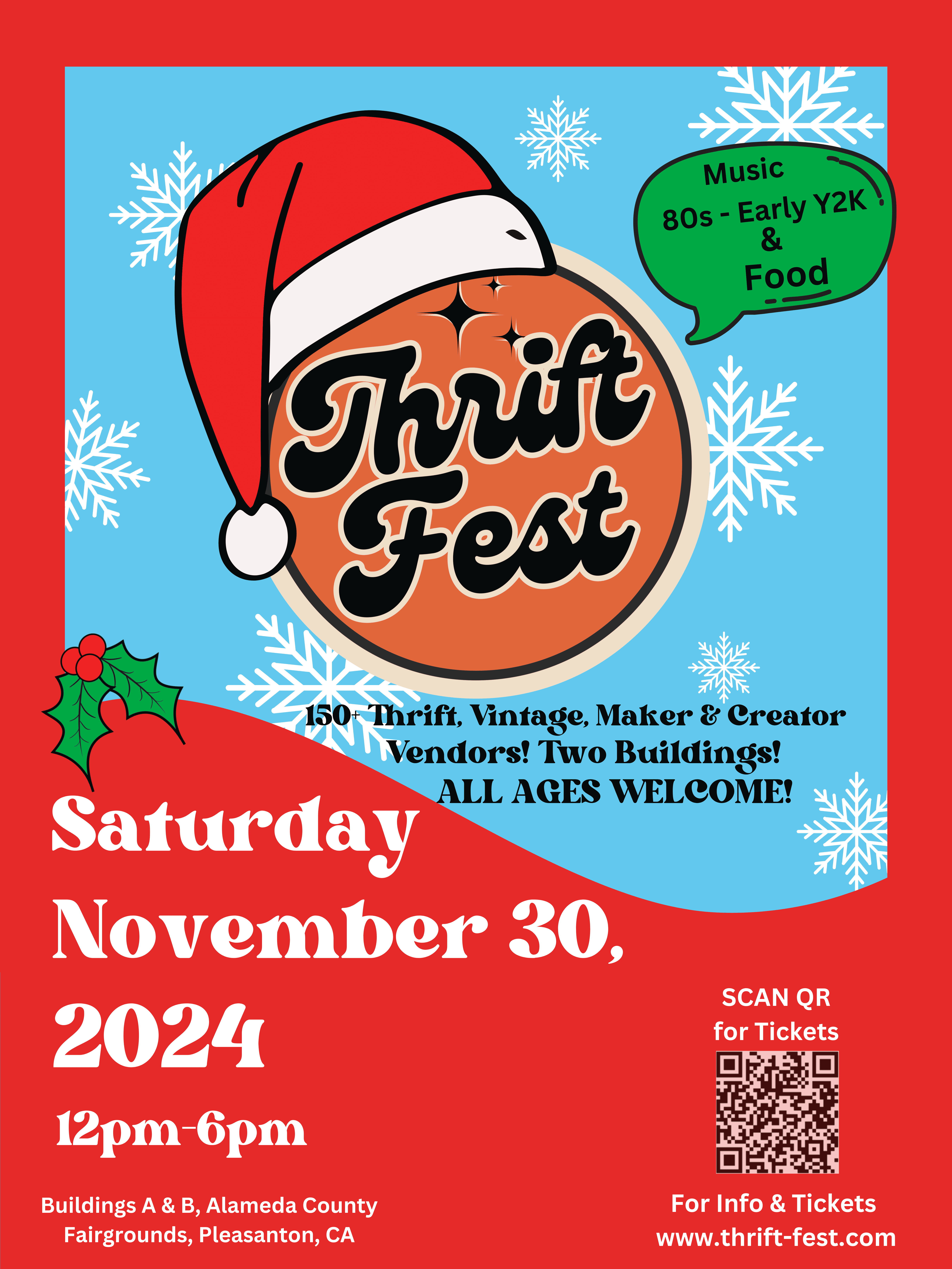 "Holidays Thrift Fest" w/ 150+ Vintage Vendors (Alameda County Fairgrounds)