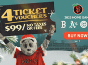 SF Giants Holiday Promo: 4 Ticket Vouchers for $99 (Starting Nov. 25)