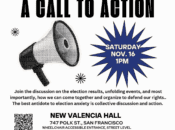 Community Discussion — Post-Election: A Call to Action (SF)