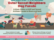 1st Annual "Outer Sunset Neighbors Dog Parade" on SF's Great Highway (2024)