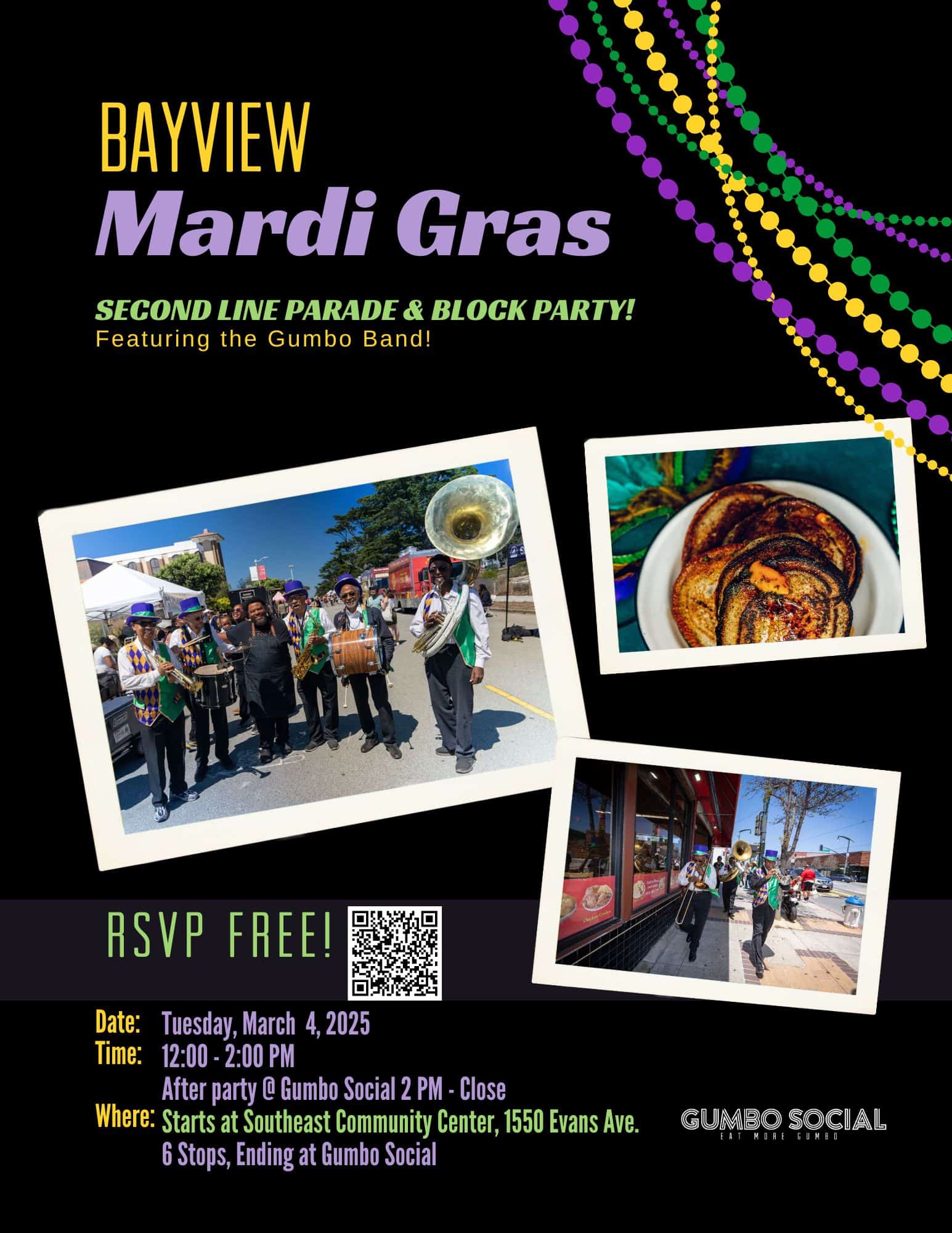 first us mardi gras celebration