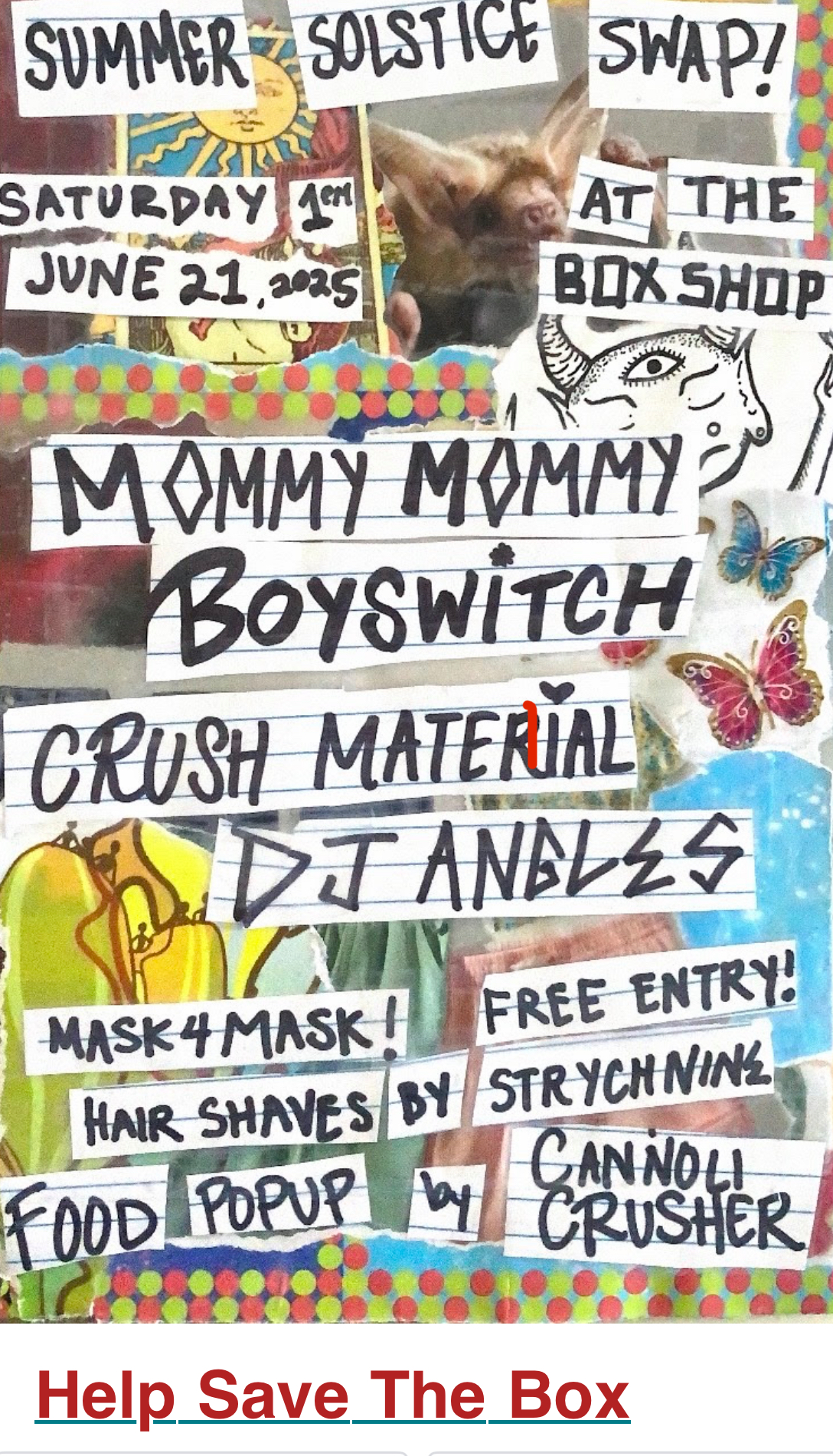 The Box Shop’s Summer Solstice Swap and Free Market (SF)