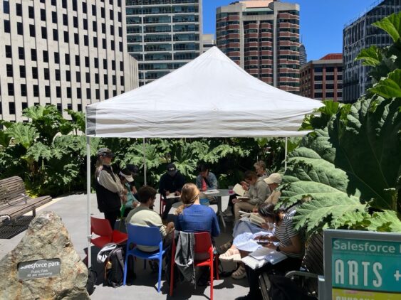 Free Outdoor Writing Workshops at SF's Salesforce Park (Every Wednesday)