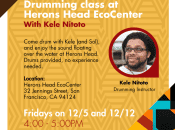 Drum by the Bay: Free Classes w/ Kele (Heron's Head)