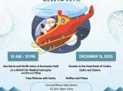 Santa's Jolly Landing Via Helicopter (Concord)