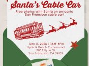 SF’s Santa Cable Car + Free Holiday Photos