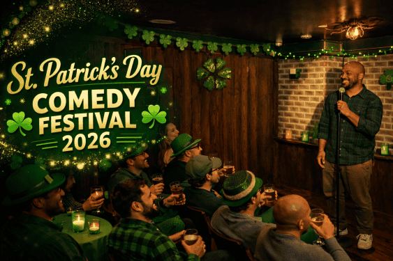 FREE SF's St. Patrick's Day Comedy Festival: Green Beer + Irish Cocktail Specials (2026)