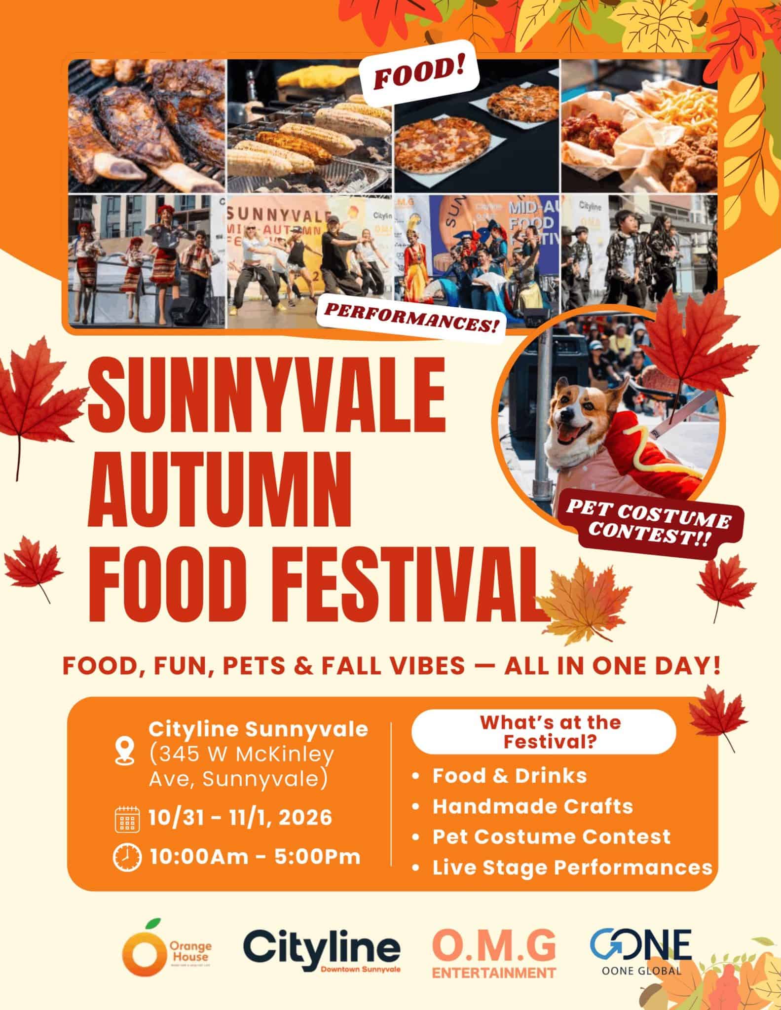Sunnyvale Autumn Food Festival 2026 (Oct. 31-Nov. 1)