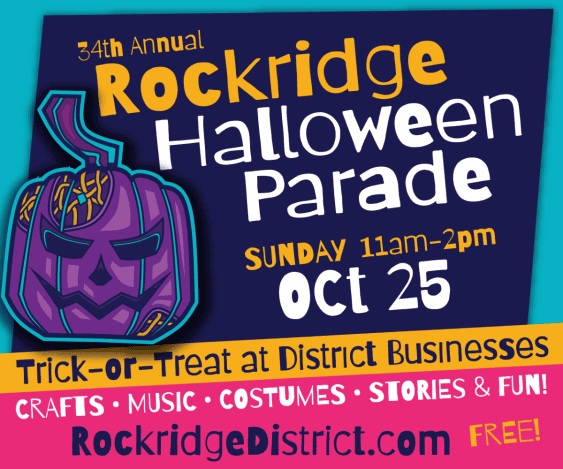 34th Annual Rockridge Halloween Parade w/ 40+ Trick-or-Treat Stops ...