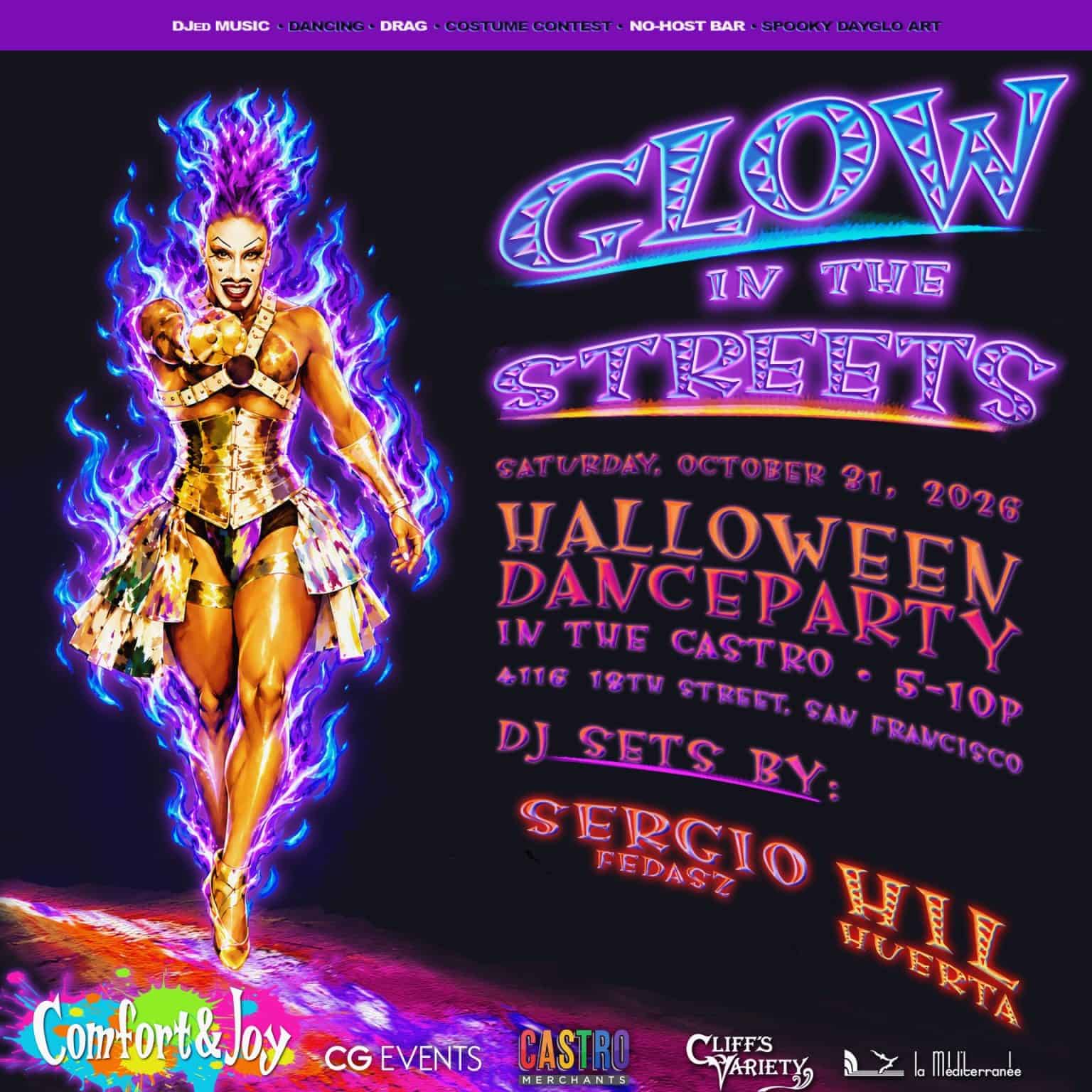 Glow in the Streets 2026: Outdoor Dayglow / Neon Halloween Dance Party ...