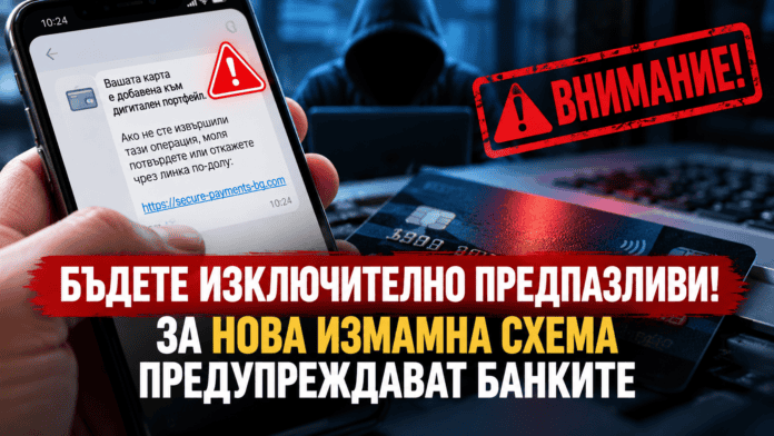 Нова измамна схема – предупреждение за фишинг атаки към банкови клиенти