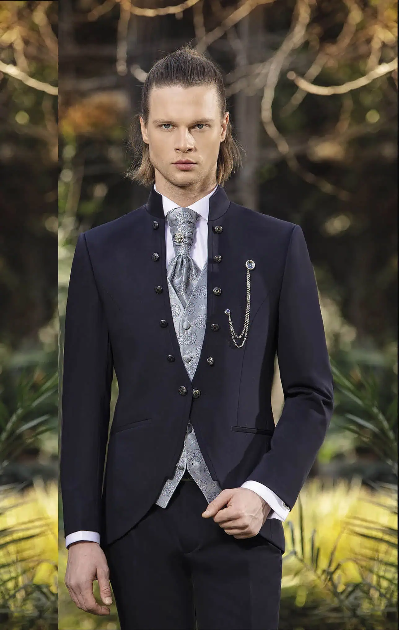 Corbata Camisas De Cuello Mandarin Corbata Camisa Traje Cuello