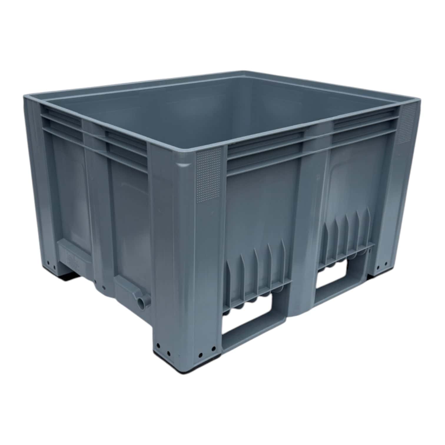 kunststof palletbox pb019 nieuw met 2 sleden 1200 x 1000 x 765 mm