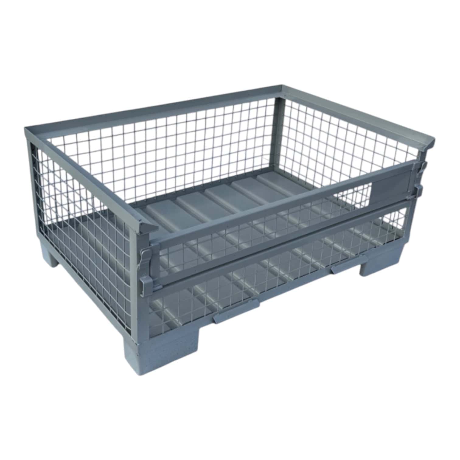 gitterbox gb017a xl half stalen bodem nieuw 1240 x 1035 x 550 mm