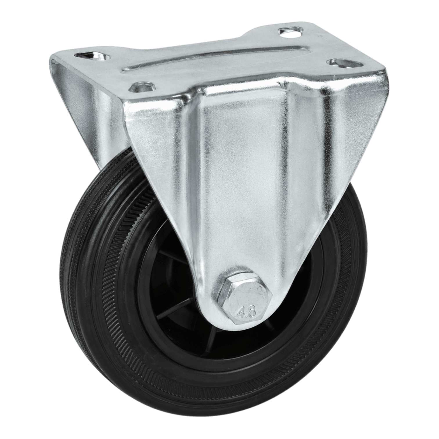 rubberen bokwielen 125 mm bw001