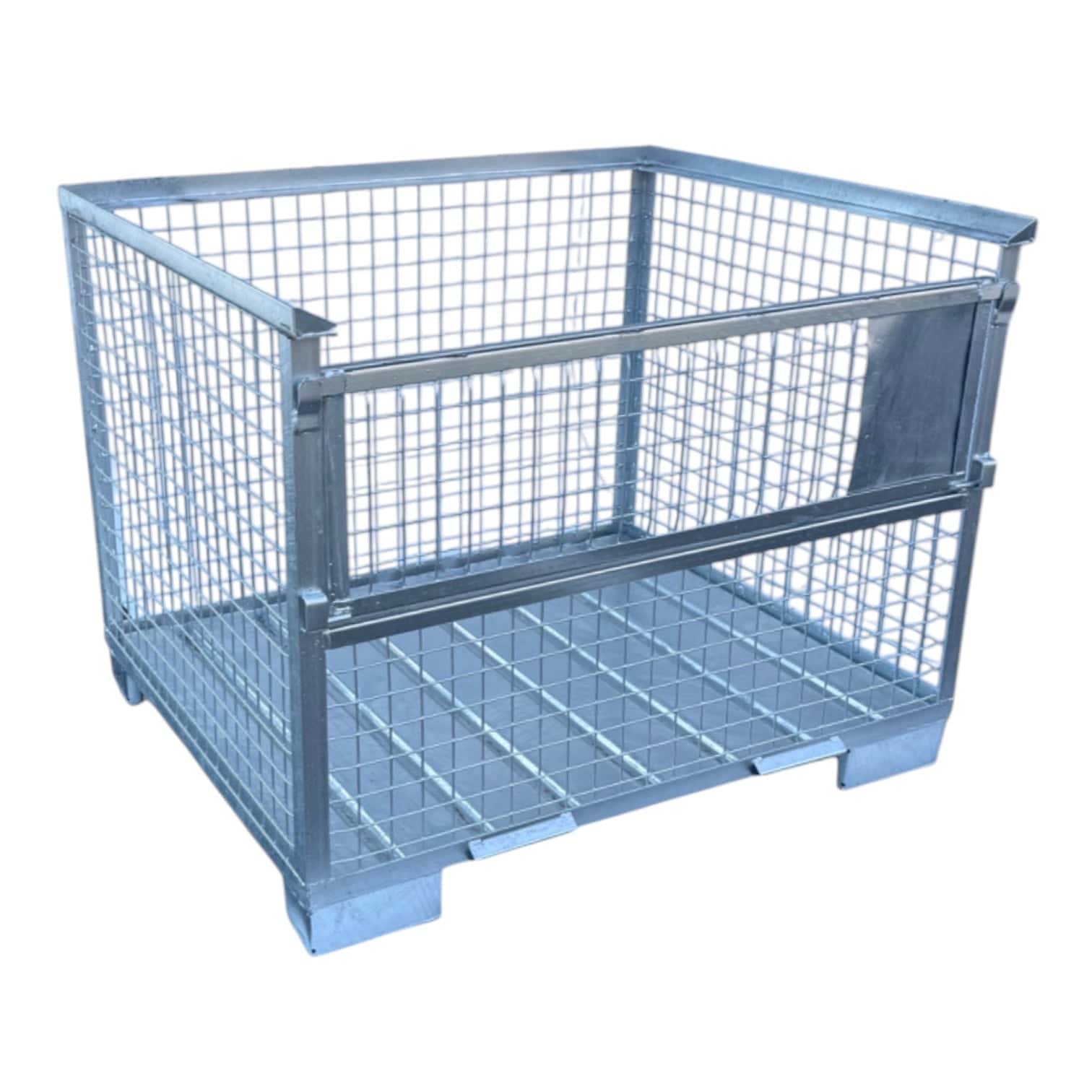 gitterbox gb008a xl thermisch verzinkt met 1 klep nieuw 1240 x 1035 x