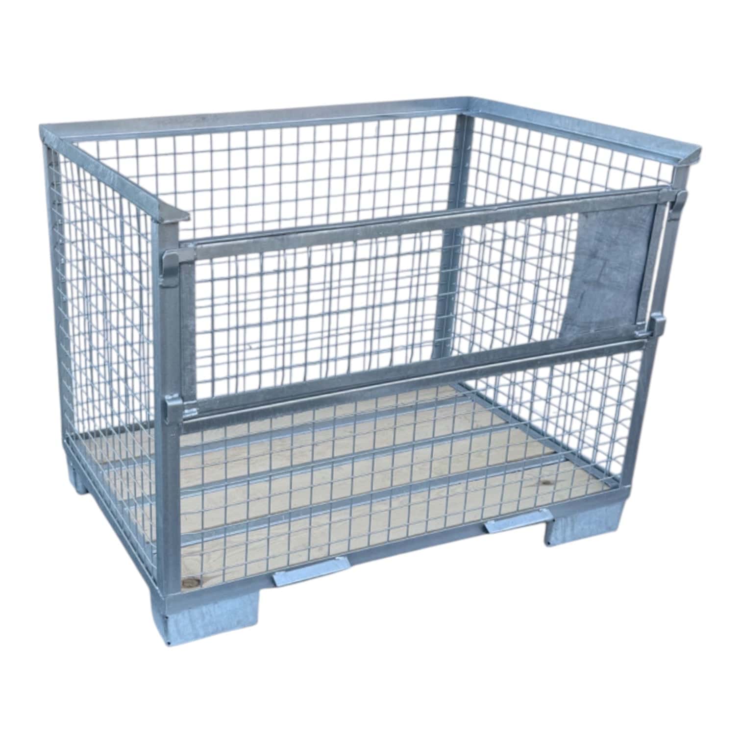 gitterbox gb009 verzinkt met 1 klep 1240 x 835 x 970 mm
