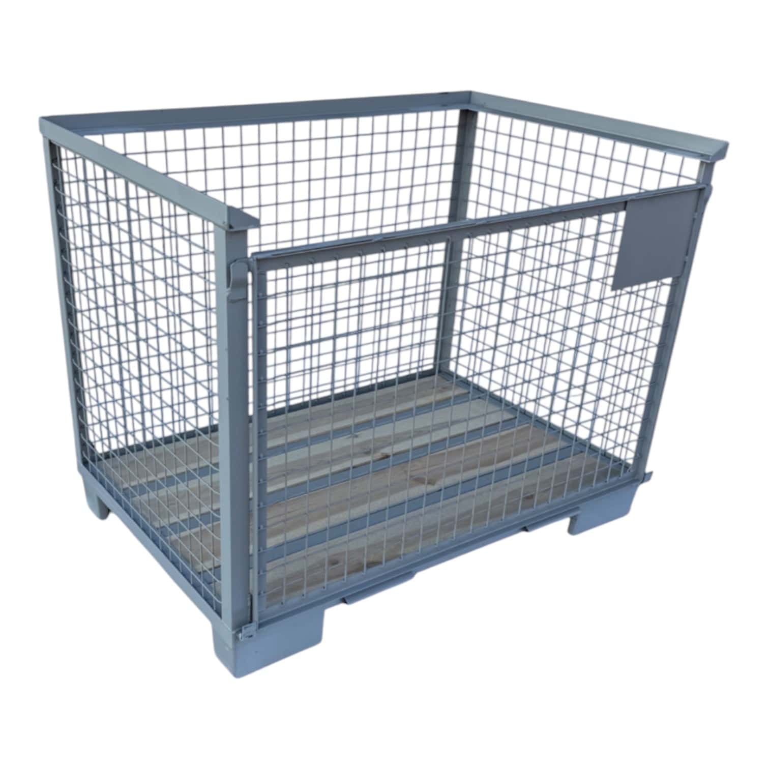 gitterbox gb011 afneembaar front nieuw grijs 1240 x 835 x 970 mm