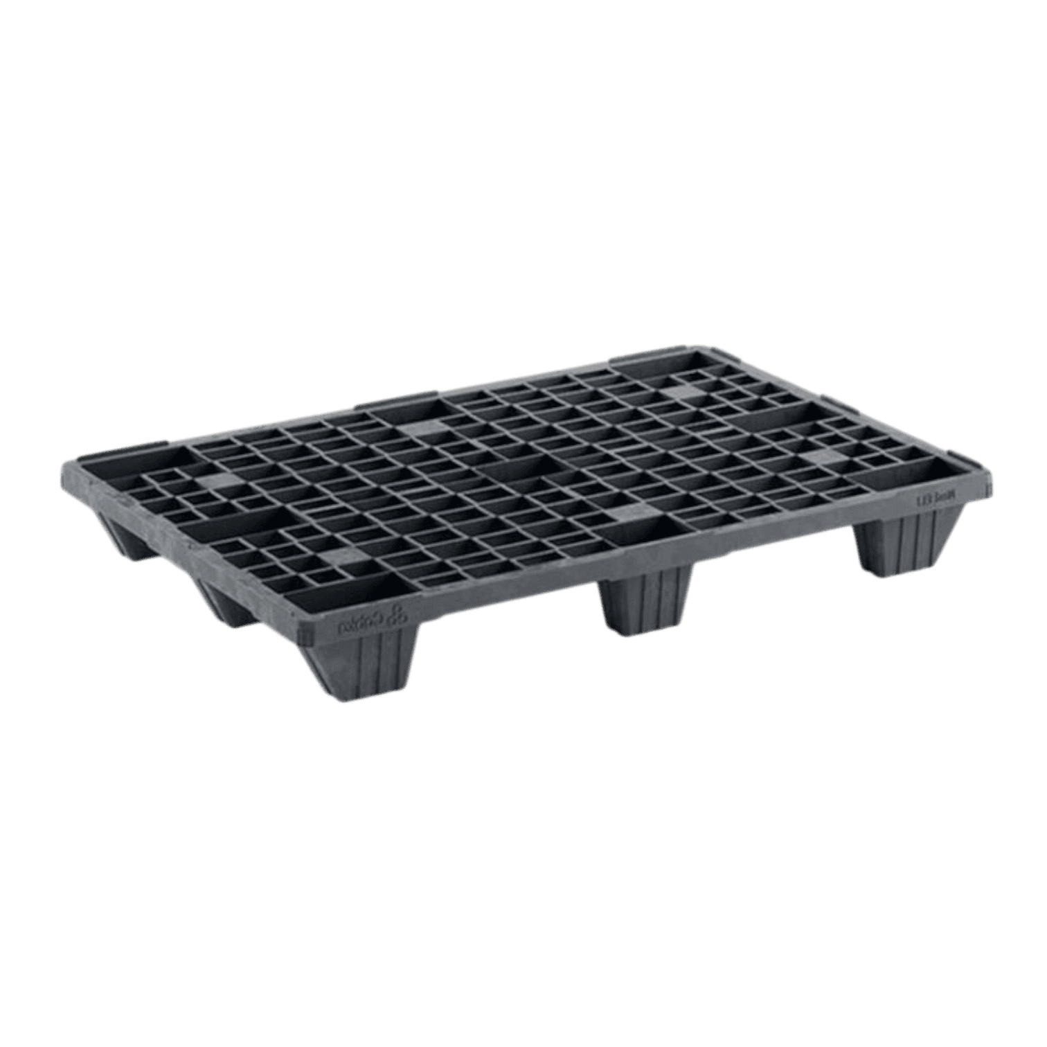 kunststof pallet nestbaar open 800 x 1200 mm kp001 nieuw, 15 stuks