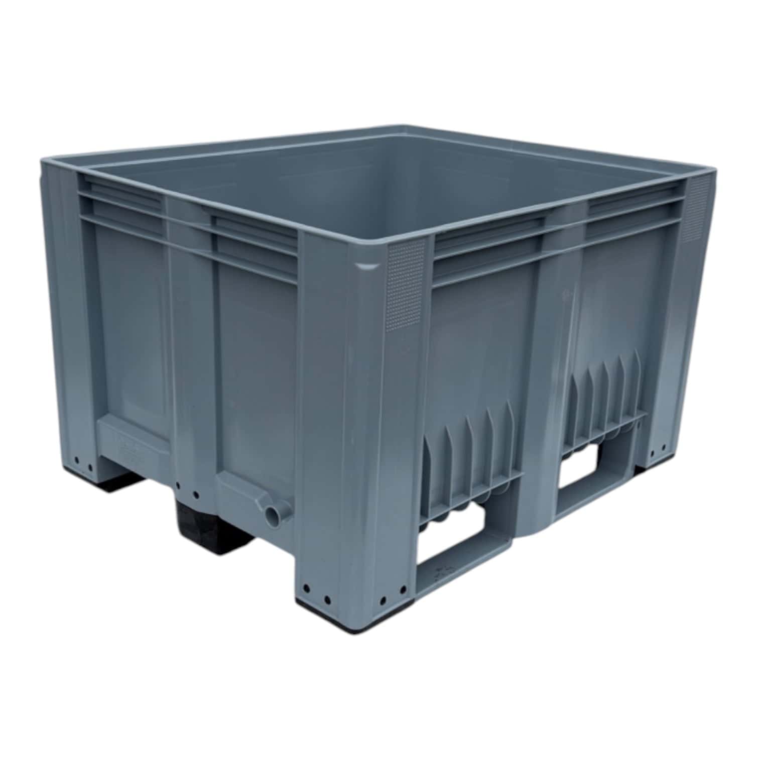 kunststof palletbox pb018 nieuw met 3 sleden 1200 x 1000 x 765 mm