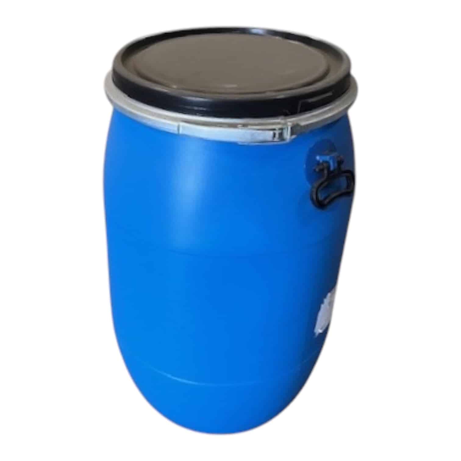 vaten 120l kunststof met handvat un blauw kv001