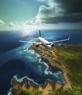 view-3d-airplane-with-travel-destination-landscape