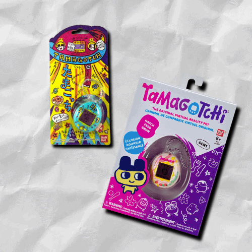 The original Tamagotchi in its packaging