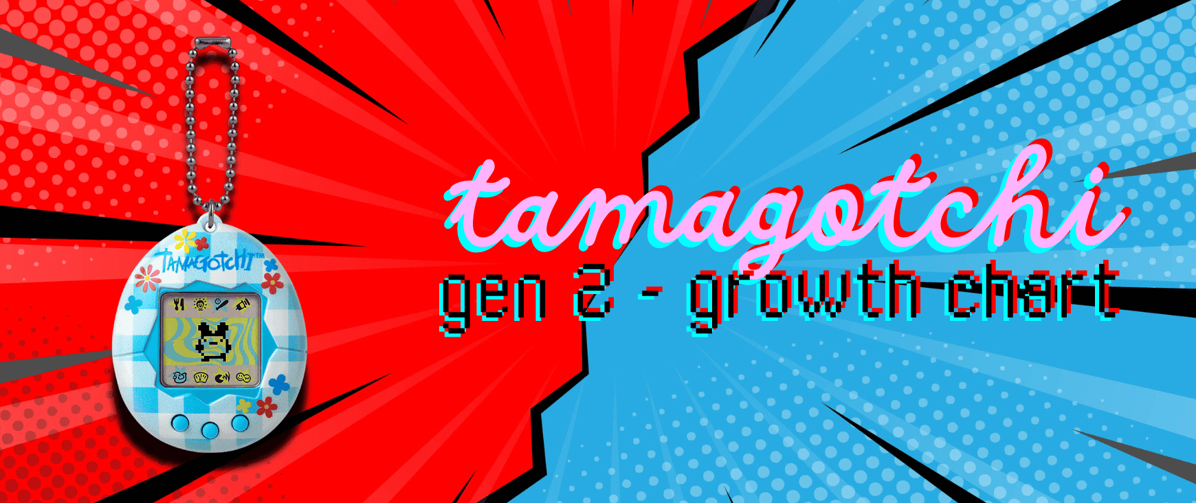 Tamagotchi gen 2 growth chart