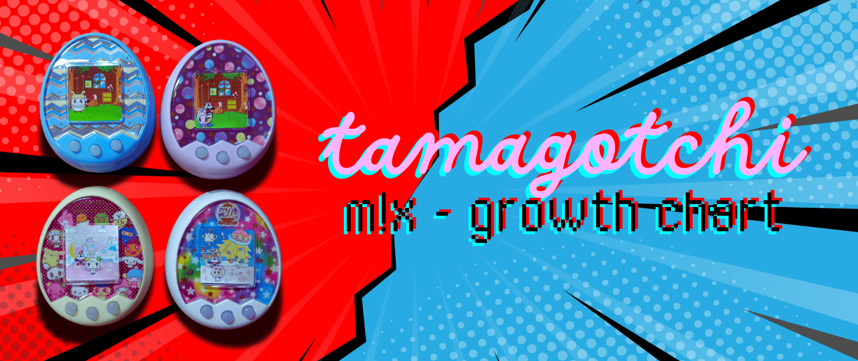 Tamagotchi m!x Growth Chart