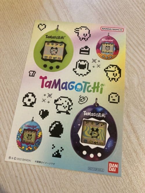 Rare Tamagotchi sticker sheet