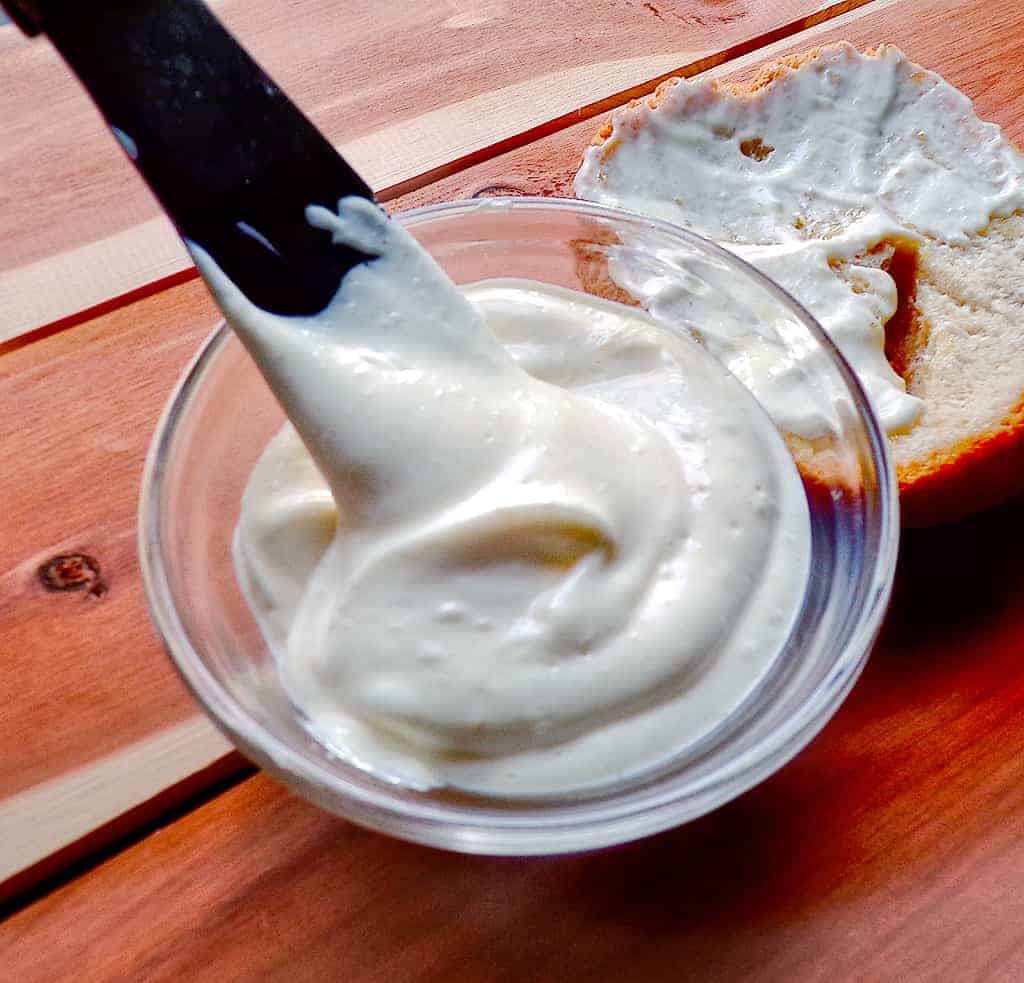 Low sodium mayonnaise