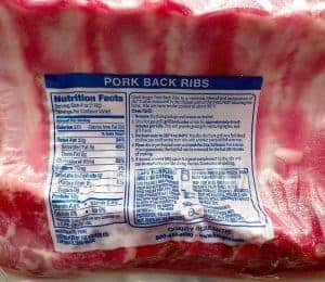 Low Sodium Pork Ribs and Sauce