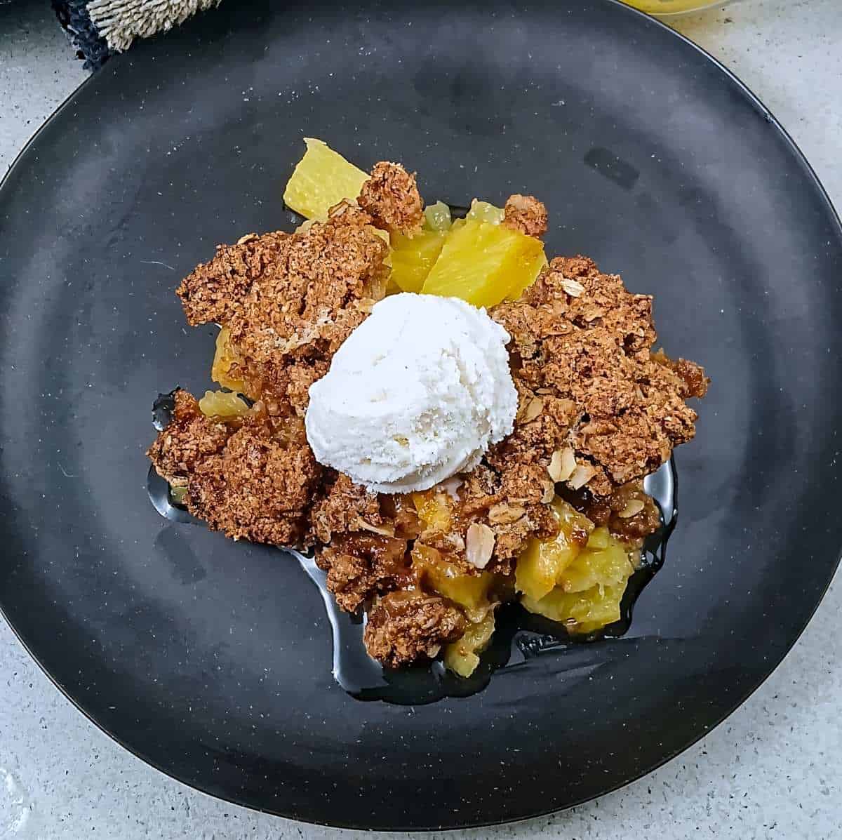 Low Sodium Pineapple Strudel Crisp