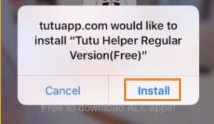 TutuApp iOS 11 install