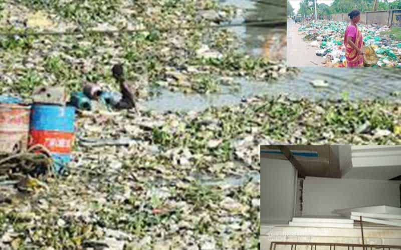 cork sheet is one of the causes of environmental pollution and cities waterlogging   