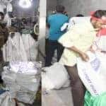 polythene seized in a drive by the department of environment, bangladesh