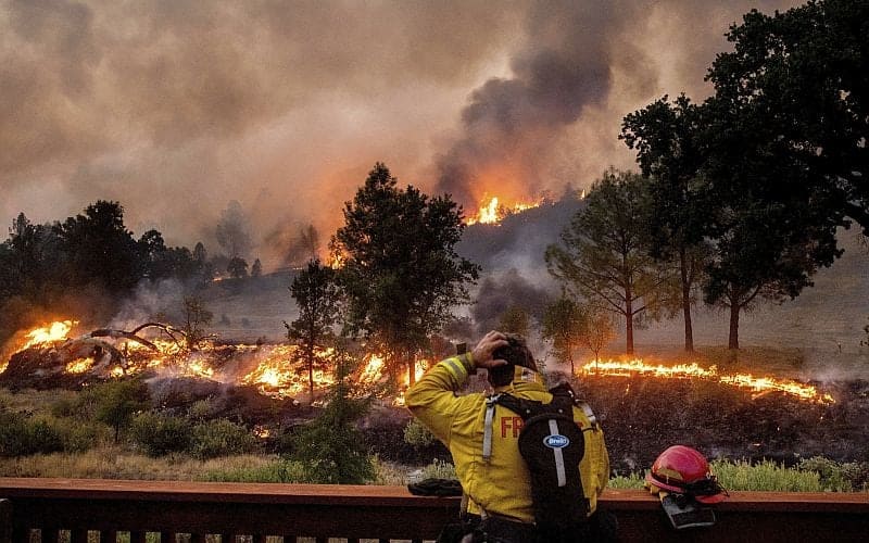 trumps presidency begins amidst climate driven california wildfires