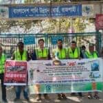 Human chain and leaflet distribution to prevent bird killing and a call to socially resist bird hunters